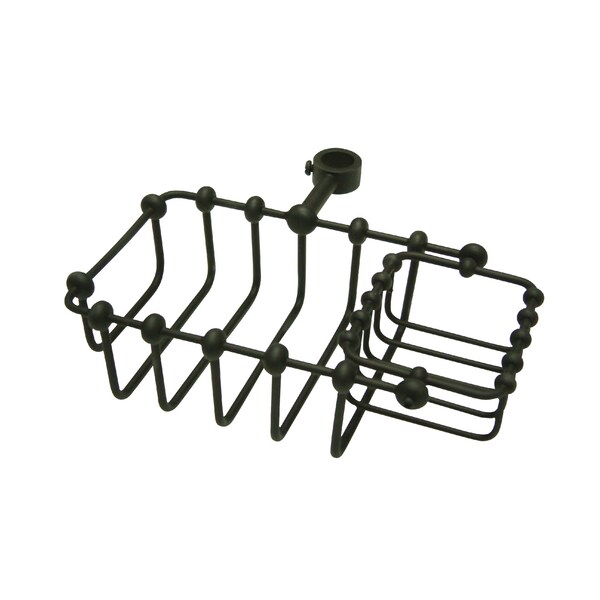 7" Riser Mount Soap Basket, Oil Rubbed Bronze